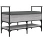 vidaXL Banco zapatero madera de ingeniería gris Sonoma 85,5x42x57,5 cm vidaXL Banco zapatero madera de ingeniería gris Sonoma 85,5x42x57,5 cm