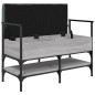 vidaXL Banco zapatero madera de ingeniería gris Sonoma 85,5x42x57,5 cm vidaXL Banco zapatero madera de ingeniería gris Sonoma 85,5x42x57,5 cm