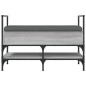 vidaXL Banco zapatero madera de ingeniería gris Sonoma 85,5x42x57,5 cm vidaXL Banco zapatero madera de ingeniería gris Sonoma 85,5x42x57,5 cm