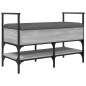 vidaXL Banco zapatero madera de ingeniería gris Sonoma 85,5x42x57,5 cm vidaXL Banco zapatero madera de ingeniería gris Sonoma 85,5x42x57,5 cm