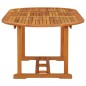 vidaXL Mesa de jardín madera maciza de eucalipto 200x100x75 cm vidaXL Mesa de jardín madera maciza de eucalipto 200x100x75 cm
