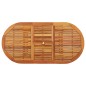 vidaXL Mesa de jardín madera maciza de eucalipto 200x100x75 cm vidaXL Mesa de jardín madera maciza de eucalipto 200x100x75 cm