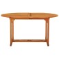 vidaXL Mesa de jardín madera maciza de eucalipto 200x100x75 cm vidaXL Mesa de jardín madera maciza de eucalipto 200x100x75 cm