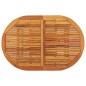 vidaXL Mesa de jardín madera maciza de eucalipto 200x100x75 cm vidaXL Mesa de jardín madera maciza de eucalipto 200x100x75 cm