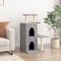 vidaXL Rascador para gatos con postes de sisal gris claro 97 cm vidaXL Rascador para gatos con postes de sisal gris claro 97 cm