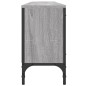 vidaXL Mueble de TV cajón madera ingeniería gris Sonoma 200x25x44 cm vidaXL Mueble de TV cajón madera ingeniería gris Sonoma 200x25x44 cm