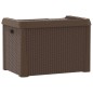 vidaXL Caja de almacenaje para jardín PP marrón 125 L vidaXL Caja de almacenaje para jardín PP marrón 125 L