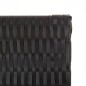 vidaXL Biombo de 5 paneles ratán sintético negro vidaXL Biombo de 5 paneles ratán sintético negro