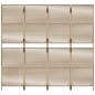 vidaXL Biombo de 4 paneles ratán sintético beige vidaXL Biombo de 4 paneles ratán sintético beige