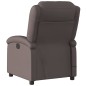 vidaXL Sillón de masaje eléctrico cuero auténtico marrón oscuro vidaXL Sillón de masaje eléctrico cuero auténtico marrón oscuro