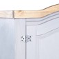 vidaXL Armario madera de pino Mexicano estilo Corona gris 2 Puertas vidaXL Armario madera de pino Mexicano estilo Corona gris 2 Puertas