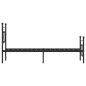 vidaXL Estructura de cama con cabecero y estribo metal negro 80x200 cm vidaXL Estructura de cama con cabecero y estribo metal negro 80x200 cm
