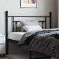 vidaXL Cabecero de metal negro 107 cm vidaXL Cabecero de metal negro 107 cm