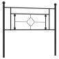 vidaXL Cabecero de metal negro 107 cm vidaXL Cabecero de metal negro 107 cm
