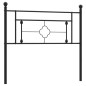 vidaXL Cabecero de metal negro 107 cm vidaXL Cabecero de metal negro 107 cm