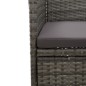 vidaXL Juego de comedor para jardín de 5 piezas gris vidaXL Juego de comedor para jardín de 5 piezas gris