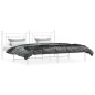 vidaXL Estructura de cama con cabecero metal blanca 200x200 cm vidaXL Estructura de cama con cabecero metal blanca 200x200 cm