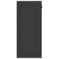 vidaXL Armario de almacenaje exterior PP negro 65x37x85 cm
