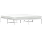 vidaXL Estructura de cama de metal blanco 180x200 cm vidaXL Estructura de cama de metal blanco 180x200 cm