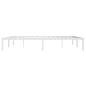 vidaXL Estructura de cama de metal blanco 180x200 cm vidaXL Estructura de cama de metal blanco 180x200 cm