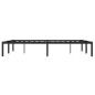 vidaXL Estructura de cama de metal negro 135x190 cm vidaXL Estructura de cama de metal negro 135x190 cm