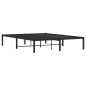 vidaXL Estructura de cama de metal negro 135x190 cm vidaXL Estructura de cama de metal negro 135x190 cm