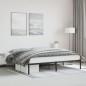 vidaXL Estructura de cama de metal negro 193x203 cm vidaXL Estructura de cama de metal negro 193x203 cm