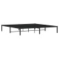 vidaXL Estructura de cama de metal negro 193x203 cm vidaXL Estructura de cama de metal negro 193x203 cm