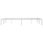 vidaXL Estructura de cama de metal blanca 150x200 cm vidaXL Estructura de cama de metal blanca 150x200 cm