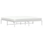 vidaXL Estructura de cama de metal blanca 200x200 cm vidaXL Estructura de cama de metal blanca 200x200 cm
