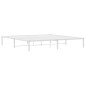 vidaXL Estructura de cama de metal blanca 200x200 cm vidaXL Estructura de cama de metal blanca 200x200 cm
