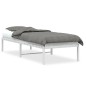 vidaXL Estructura de cama metal blanco 75x190 cm vidaXL Estructura de cama metal blanco 75x190 cm