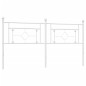 vidaXL Cabecero de metal blanco 180 cm