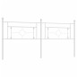 vidaXL Cabecero de metal blanco 200 cm vidaXL Cabecero de metal blanco 200 cm