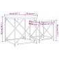 vidaXL Mesas de centro apilables 2 pzas madera ingeniería roble marrón