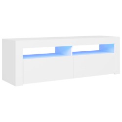 vidaXL Mueble para TV con luces LED blanco 120x35x40 cm