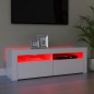 vidaXL Mueble para TV con luces LED blanco 120x35x40 cm