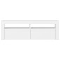 vidaXL Mueble para TV con luces LED blanco 120x35x40 cm