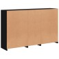 vidaXL Aparador con luces LED negro 162x37x100 cm vidaXL Aparador con luces LED negro 162x37x100 cm