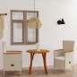 vidaXL Juego de comedor para jardín 3 piezas beige vidaXL Juego de comedor para jardín 3 piezas beige