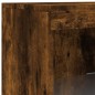 vidaXL Aparador con luces LED roble ahumado 162x37x100 cm vidaXL Aparador con luces LED roble ahumado 162x37x100 cm