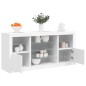 vidaXL Aparador con luces LED blanco 142,5x37x67 cm vidaXL Aparador con luces LED blanco 142,5x37x67 cm