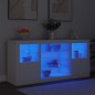 vidaXL Aparador con luces LED blanco 142,5x37x67 cm vidaXL Aparador con luces LED blanco 142,5x37x67 cm