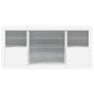 vidaXL Aparador con luces LED blanco 142,5x37x67 cm vidaXL Aparador con luces LED blanco 142,5x37x67 cm