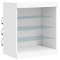 vidaXL Aparador con luces LED blanco 142,5x37x67 cm vidaXL Aparador con luces LED blanco 142,5x37x67 cm