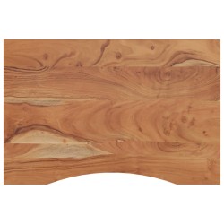 vidaXL Tablero de escritorio rectangular madera de acacia 90x60x2,5 cm