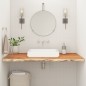 vidaXL Encimera de baño rectangular madera maciza acacia 100x60x2,5 cm vidaXL Encimera de baño rectangular madera maciza acacia 100x60x2,5 cm