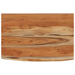 vidaXL Estante pared rectangular madera acacia borde vivo 70x40x3,8 cm