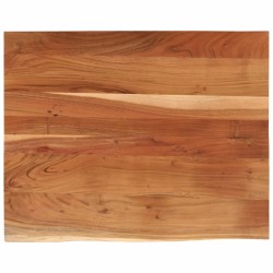 vidaXL Tablero rectangular madera de acacia borde vivo 110x80x2,5 cm