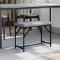 vidaXL Banco de comedor acero y tela gris claro 62x32x45 cm vidaXL Banco de comedor acero y tela gris claro 62x32x45 cm